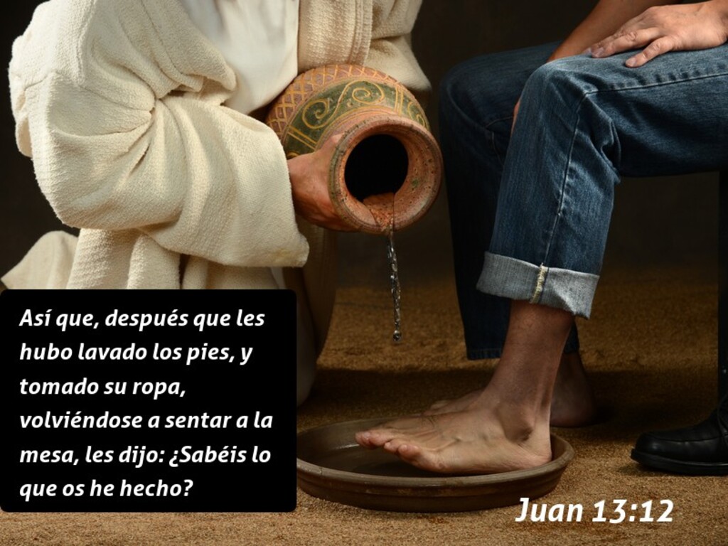 Juan 13:12 Ablución (negro)